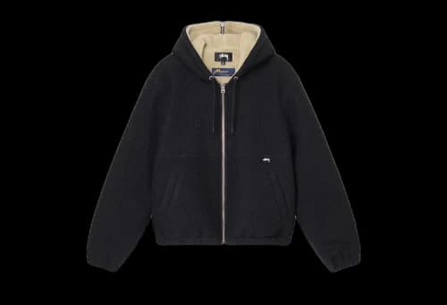 Stussy Casentino Wool Beach Jacket Black (FW22)