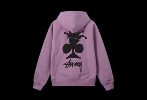 Stussy Club Crown Zip Hoodie Orchid (FW22)