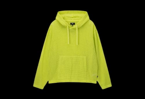 Stussy Cotton Mesh Hoodie Lime (SS23)