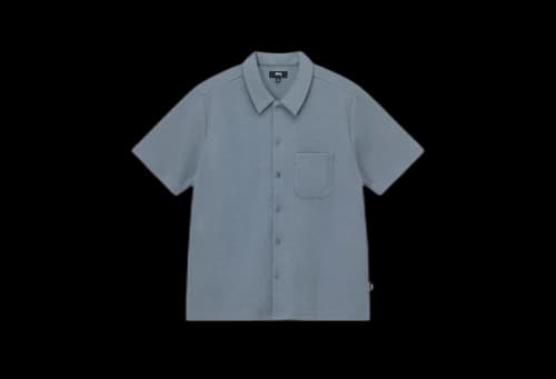 Stussy Crepe Jersey Shirt Slate (FW22)