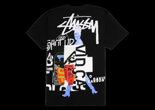 Stussy David Carson Do Your Thang Tee Black