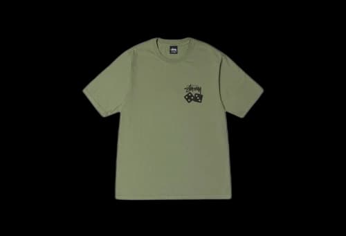 Stussy Dice Pigment Dyed Tee Artichoke (SS23)