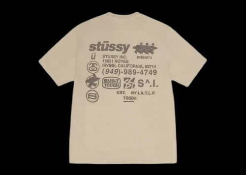 Stussy DNA Pigment Dyed T-shirt Khaki
