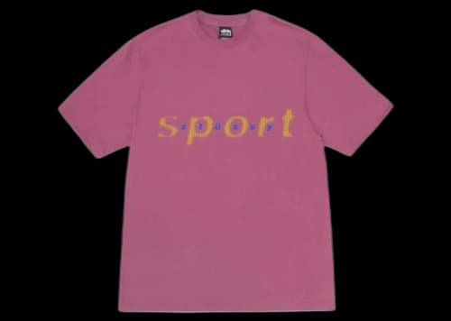 Stussy Dot Sport T-shirt Berry