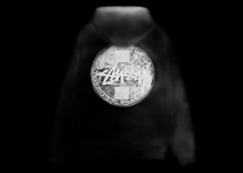 Stussy Dot Stamp Hoodie Ash Heather