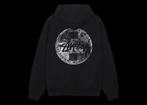 Stussy Dot Stamp Hoodie Black