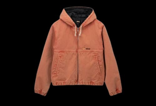 Stussy Double Dye Work Jacket Faded Red (SS23)