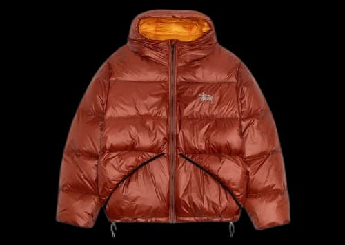 Stussy Down Micro Ripstop Parka Brick