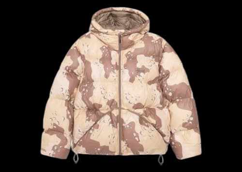 Stussy Down Micro Ripstop Parka Khaki
