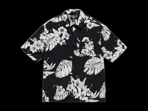 Stussy Hawaiian S/S Shirt Black