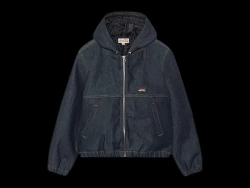 Stussy Insulated Work Raw Denim Jacket Indigo