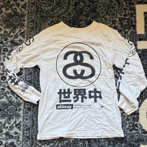 Stüssy International Tribe Long Sleeve Tee White