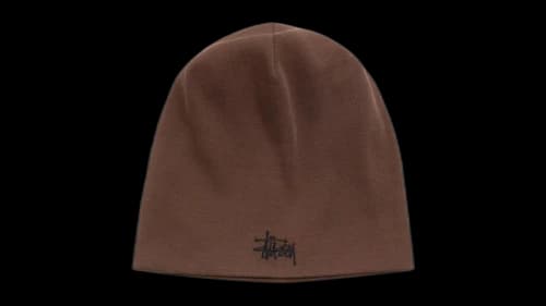 Stussy Jersey Skullcap Beanie Brown