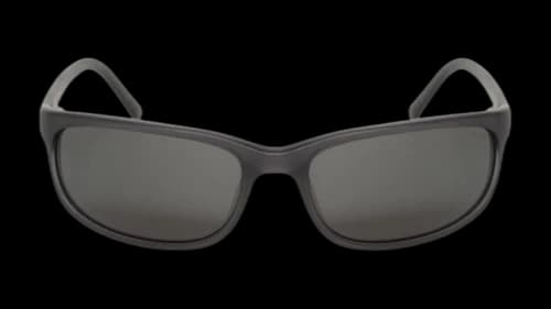 Stussy Julian Sunglasses Frost Black/Black Lens