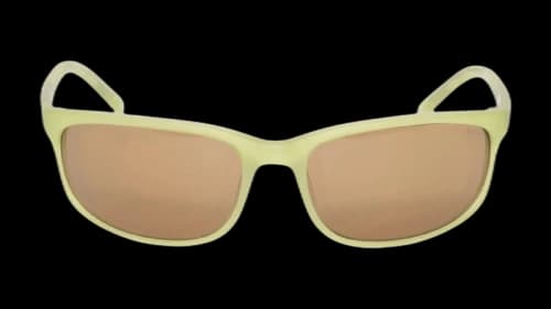 Stussy Julian Sunglasses Frost Lime/Brown Lens