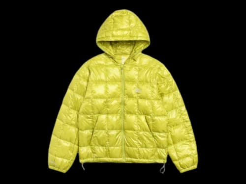 Stussy Midweight Hooded Puffer Jacket Lime