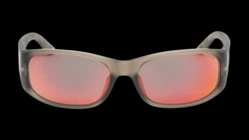 Stussy Mikey Polarized Sunglasses Frost Smoke/Polarized Red Lens