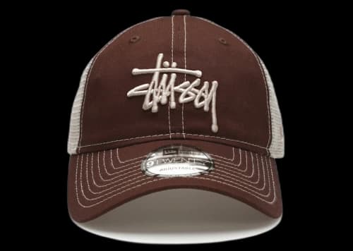 Stussy New Era 9Twenty Basic Trucker Brown
