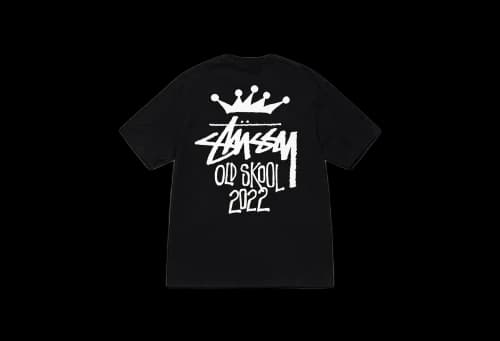 Stussy Old Skool 22 Tee Black (FW22)