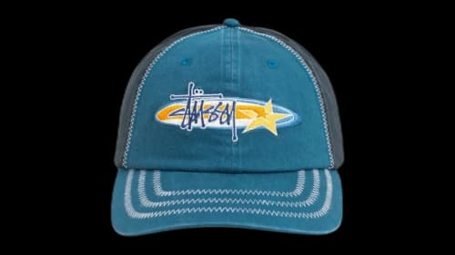 Stussy Oval Star Cap Blue