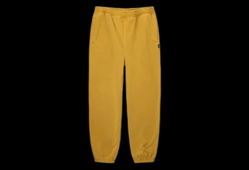 Stussy Pigment Dyed Fleece Pant Gold (SS23)