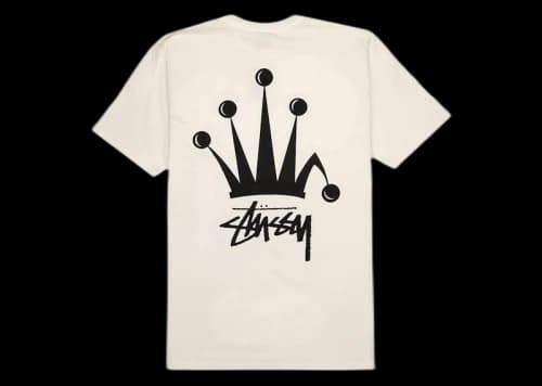 Stussy Regal Crown Pigment Dyed T-shirt Natural