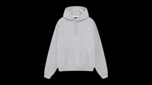 Stussy Relaxed Hoodie Grey Heather