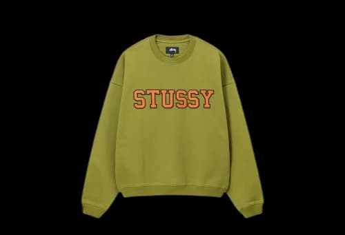 Stussy Relaxed Oversized Crew Green (SS23)