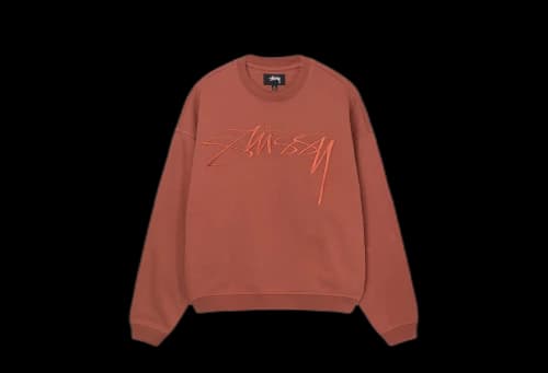Stussy Relaxed Smoothstock Crew Brick (FW22)