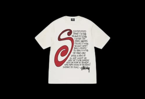 Stussy S Talk Pigment Dyed Tee Natural (FW22)