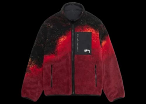 Stussy Sherpa Reversible Jacket Lava