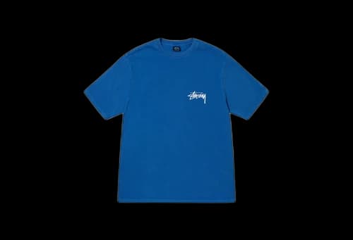 Stussy Skate Posse Pigment Dyed Tee Blue (FW22)