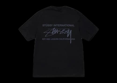Stussy Smooth International T-shirt Black