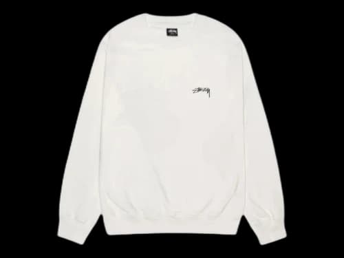 Stussy Smooth Stock Pigment Dyed Crew Natural