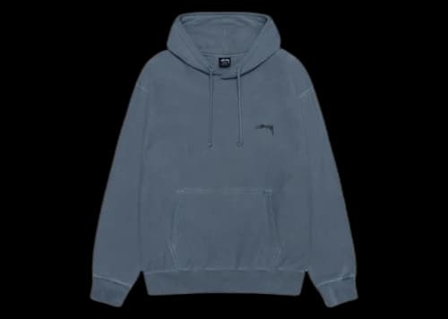 Stussy Smooth Stock Pigment Dyed Hoodie Navy
