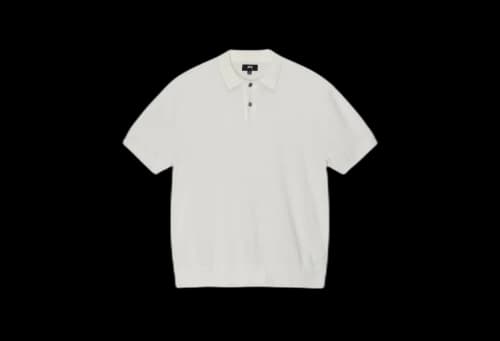 Stussy Textured SS Polo Sweater Bone (SS23)