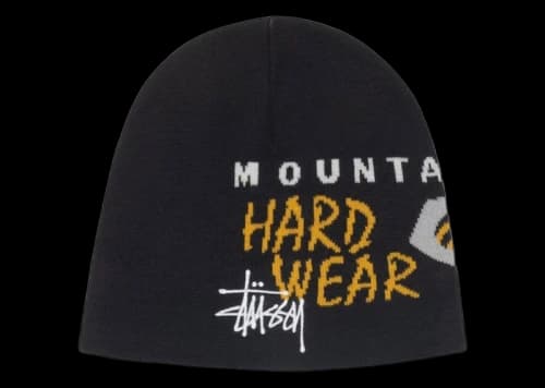 Stussy x Mountain Hardwear Caelum Dome Beanie Black