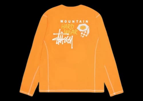 Stussy x Mountain Hardwear L/S Tee Alpine Orange