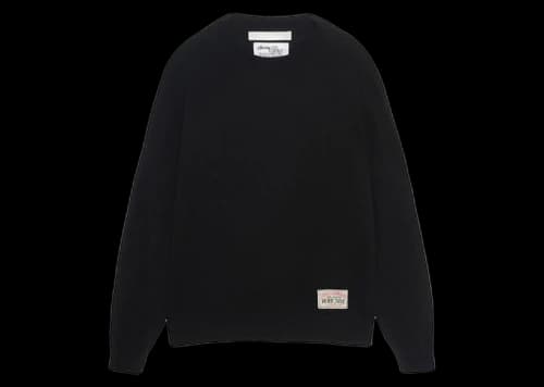 Stussy x Our Legacy Knitted Roundneck Black Surfman