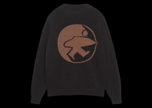 Stussy x Our Legacy Knitted Roundneck Dark Brown Surfman