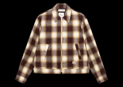 Stussy x Our Legacy Work Shop Blouson Flannel Jacket Nebraska Flannel Plaid
