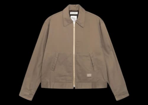 Stussy x Our Legacy Work Shop Blouson Twill Jacket Olive Cavalry Twill