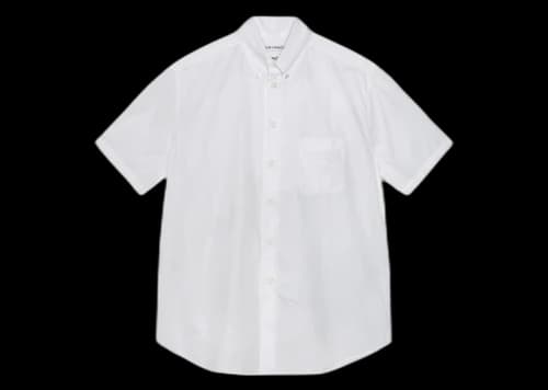 Stussy x Our Legacy Work Shop Borrowed S/S Shirt White Poplin