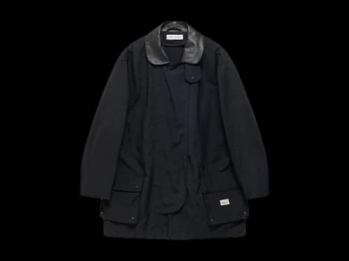 Stussy x Our Legacy Work Shop Fireman Jacket Black Nylon Cordura