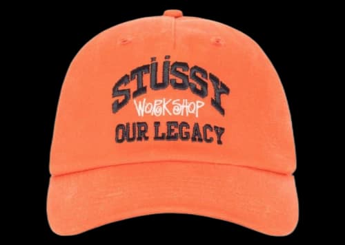 Stussy x Our Legacy Work Shop Low Profile Trucker Cap Fire