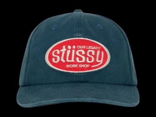 Stussy x Our Legacy Work Shop Mid-Depth Cap Navy