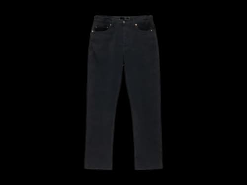 Stussy x Our Legacy Work Shop Work Cut Trouser Overdye Black Linen Twill