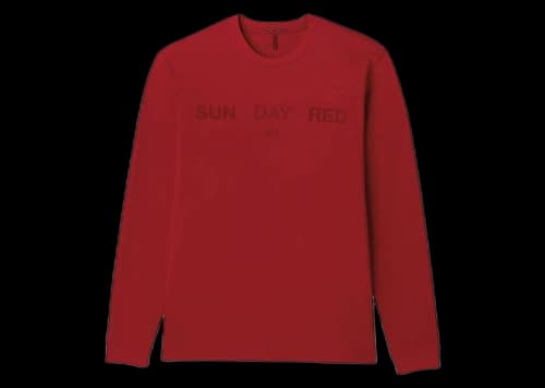 Sun Day Red Long Sleeve Dark Nebula T-Shirt Sunday Red
