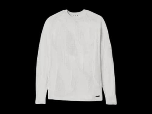 Sun Day Red x Tiger Woods 3D Knit Cashmere Tonal Camo Crew Moon