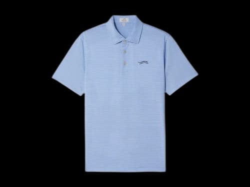 Sun Day Red x Tiger Woods Classic Stripe Polo Marine Blue